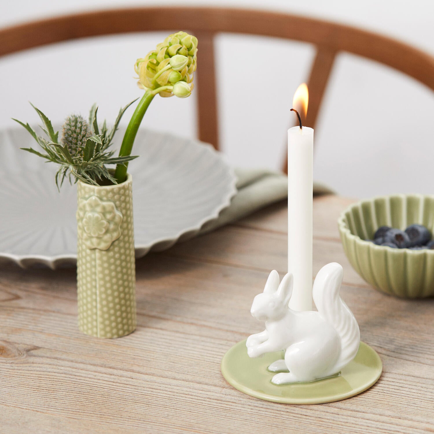 Pipanella Dot Micro vase, Wasabi - H9 cm.